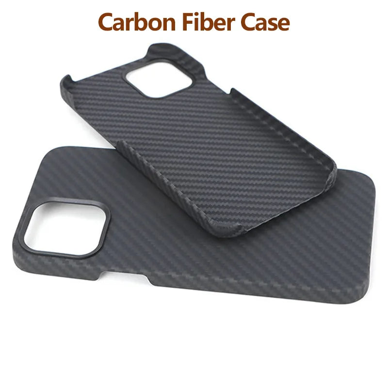 Real Carbon Fiber Case for iPhone 14 Pro Max Ultra-Thin Aramid Fiber Phone Back Cover for iPhone 13 Pro Max 14 Pro Case