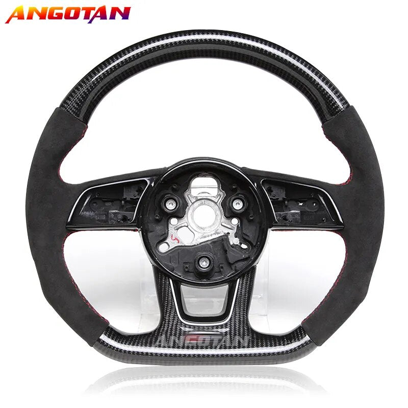 Steering Wheel for Audi RS3 RS4 RS5 S3 S4 S5 Carbon Fiber Itlay Alcantara  Leather Carbon Firber  steering wheel