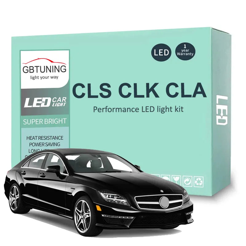 LED Interior Light Bulb Kit For Mercedes Benz MB CL CLS CLK CLA CLC Class W140 C140 W215 C215 W216 C216 W218 W219 W208 C208 W209