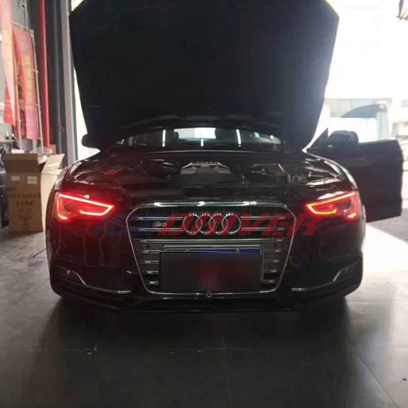 Icedriver for AUDI A5 S5 DRL RGB multicolor LED boards 2012-2016 daytime running lights Red Blue RGBW Demon Eye lighting bulbs