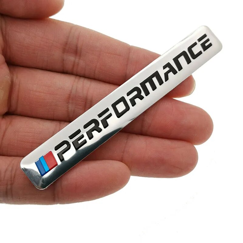 1PCS Car Decal Logo Badge Auto Accessories Sticker M Power Performance For BMW M 1 3 4 5 6 7E Z X M3 M5 M6 Mline Emblem