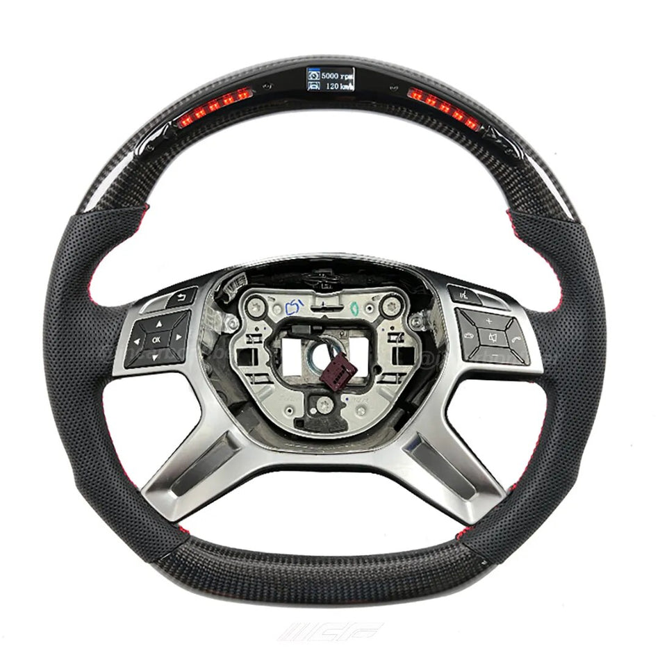 Carbon Fiber LED  Steering Wheel for Mercedes Benz B-class C-class E-class G-class AMG